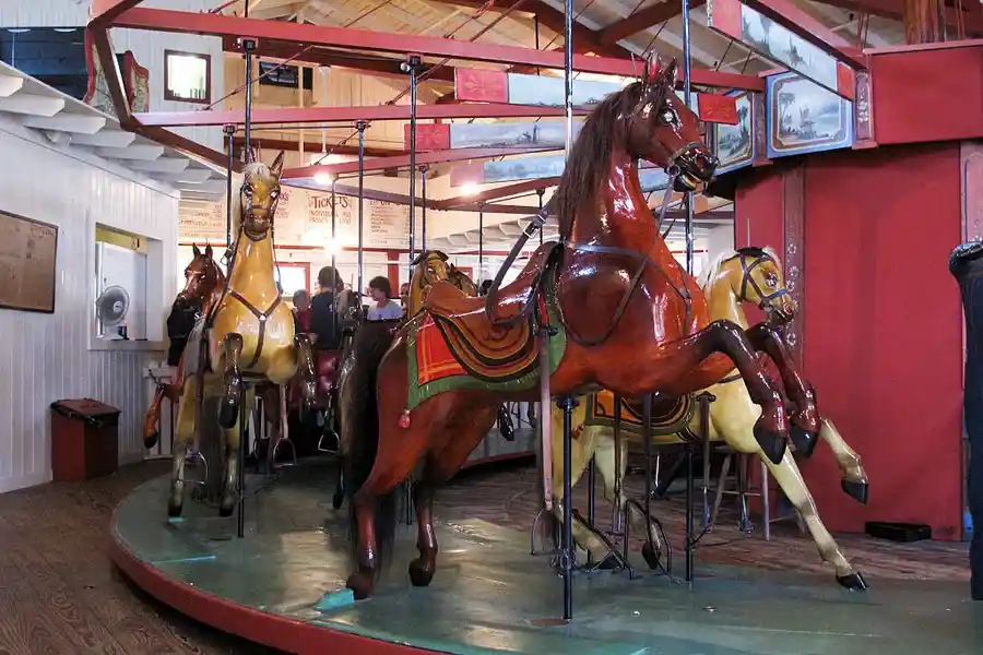 The flying horses carousel