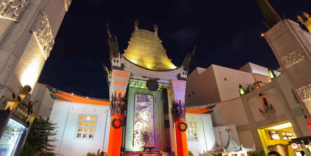 TCL Chinese Theatre at night