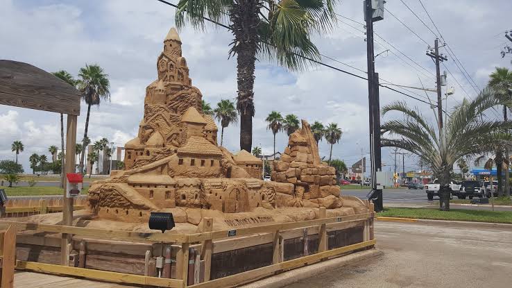 Largest Outdoor Sandcastle in the USA, South Padre Island
