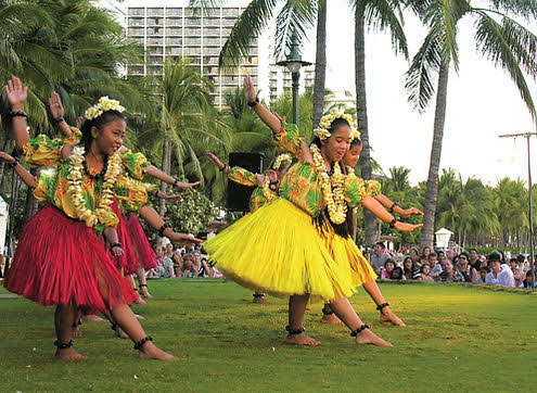 Kuhio Beach Hula Show, Hawaii